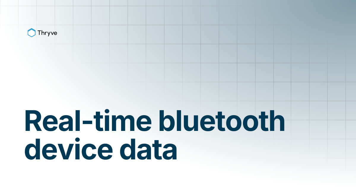 Real-time heart rate data | Thryve Wearable API